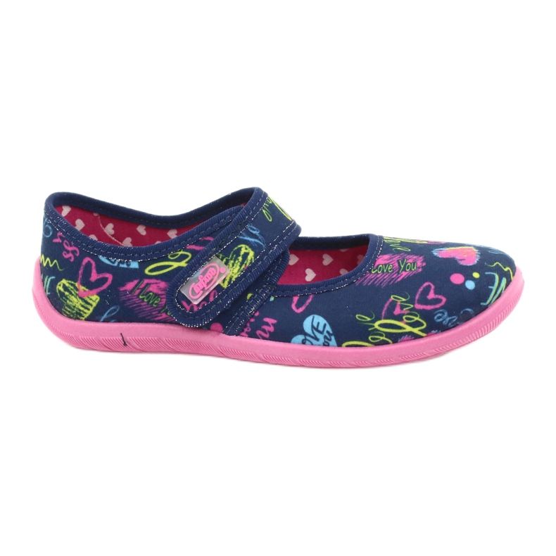 Chaussures pour enfants Befado 945Y431 bleu marine rose multicolore 1