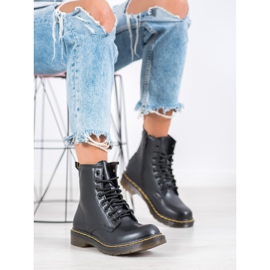 Seastar Bottes noires sur un curseur le noir 3