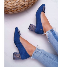Escarpins Femme Maciejka Daim Bleu Marine 3356A-17 / 00-1 4
