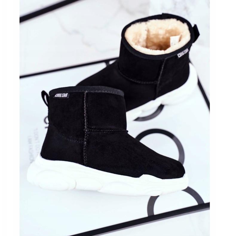 Bottes de neige Big Star pour enfants Gris foncé GG374085 noir multicolore 1