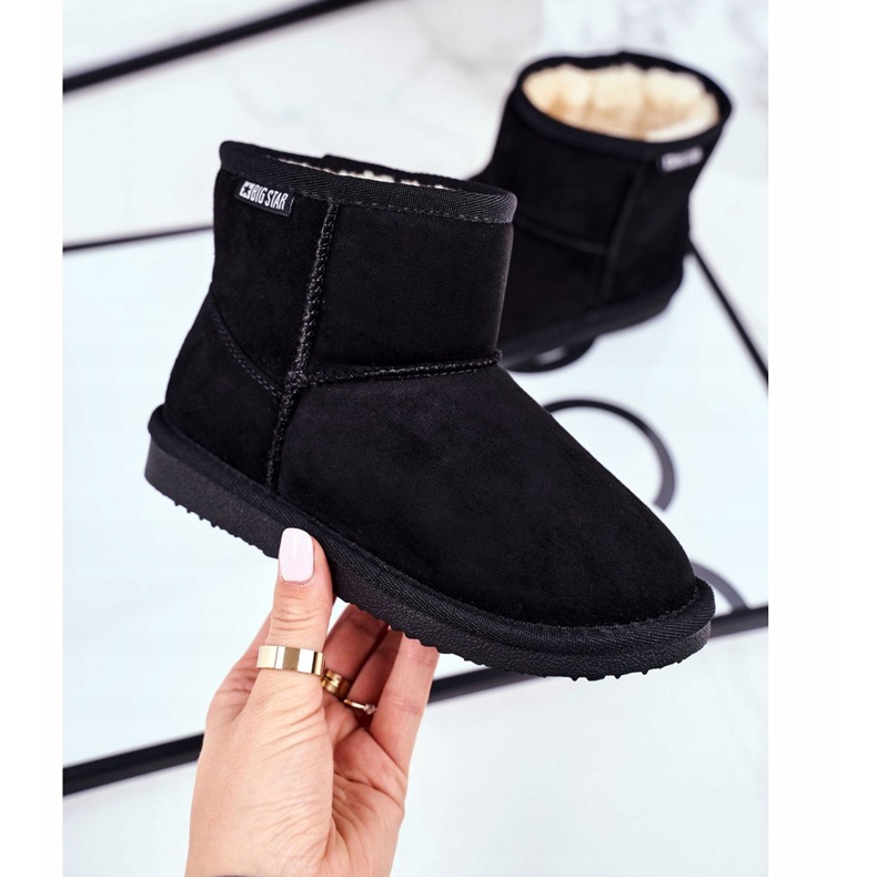 Bottes de neige pour enfants noires Big Star GG374081 2
