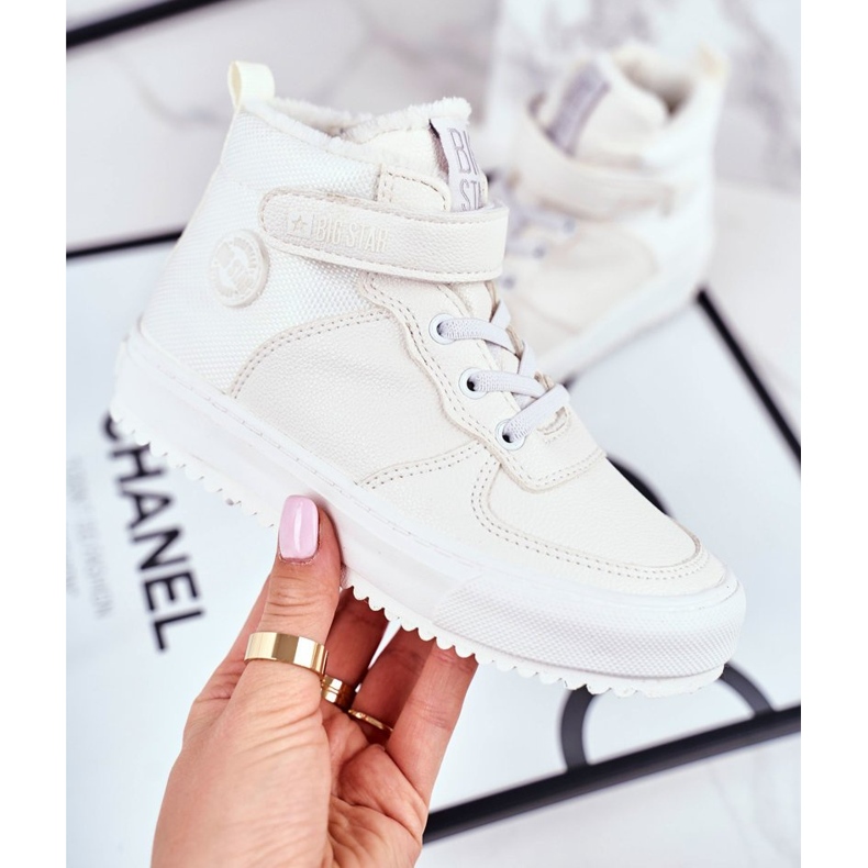 Bottes Enfant Big Star Blanc Chaud GG374041 blanche 1 Bottes Enfant Big Star Blanc Chaud GG374041 blanche 1
