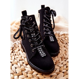 Vinceza Bottes pour enfants Workers Black Mini Aspen noir 1