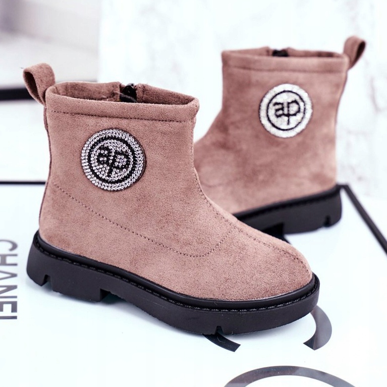 Apawwa Bottes Chaudes Enfant Beige Alvin 1 Apawwa Bottes Chaudes Enfant Beige Alvin 1