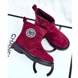 Apawwa Bottines Chaudes Enfant Bordeaux Alvin rouge 1 Apawwa Bottines Chaudes Enfant Bordeaux Alvin rouge 1