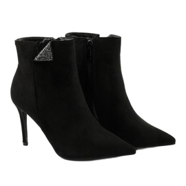 Bottines noires à sequins Adrearene le noir 3