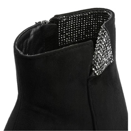 Bottines noires à sequins Adrearene le noir 4
