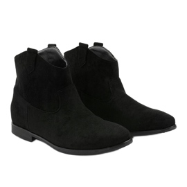 Bottines à enfiler en daim Epsom noires le noir 3