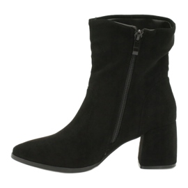 M.Daszyński Bottines en daim noir MR2025-10 1