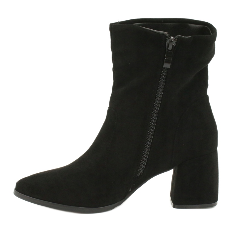 M.Daszyński Bottines en daim noir MR2025-10 1