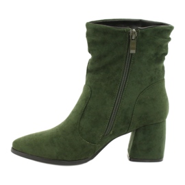 M.Daszyński Bottines en daim vertes MR2025-10 1