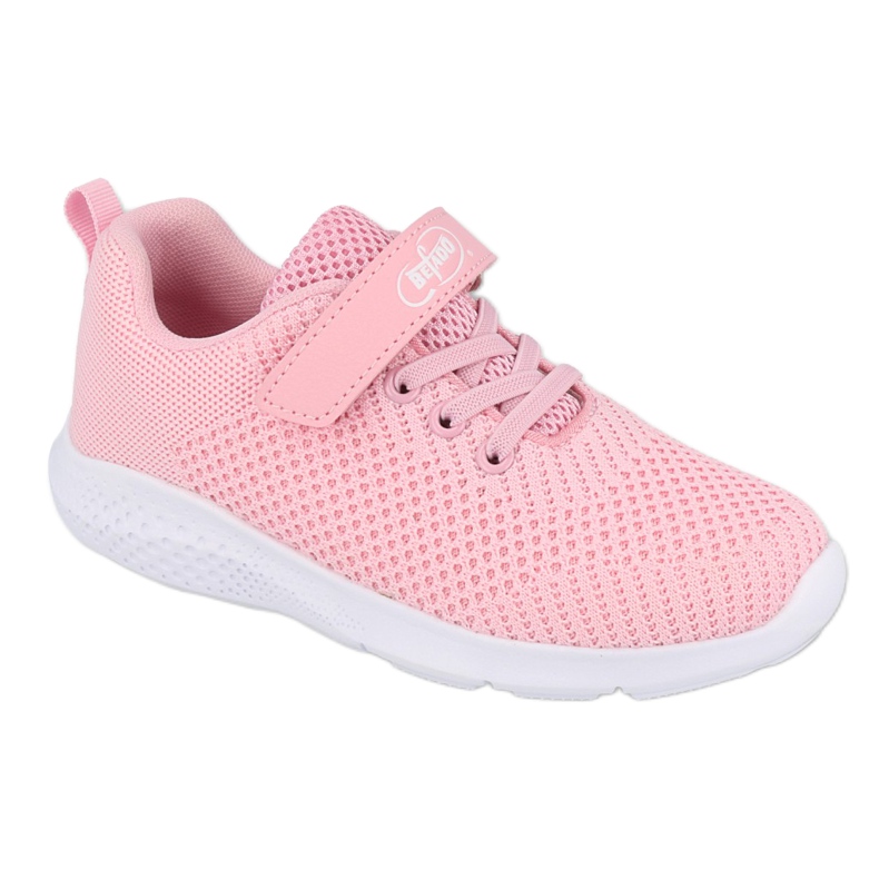 Chaussures enfant Befado 516X045 blanche rose 1