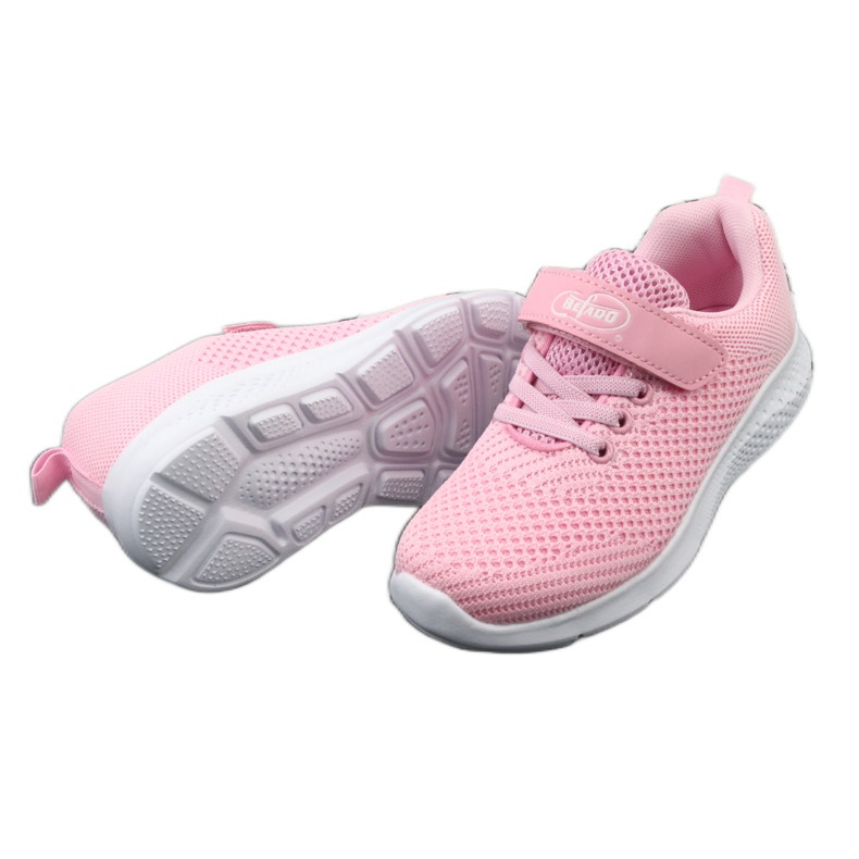 Chaussures enfant Befado 516X045 blanche rose 5