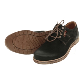 Chaussures à lacets décontractées Riko 761 pour hommes, noires 3