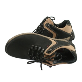 Riko Trekking Sports 474 pour hommes, noir beige 5