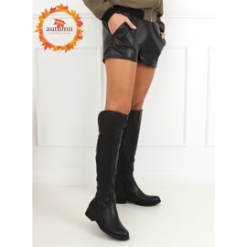 Bottes noires pour femmes J19-36 Noir le noir 1 Bottes noires pour femmes J19-36 Noir le noir 1