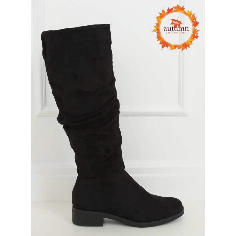 Bottes noires pour femmes noires D7525 Noir 1