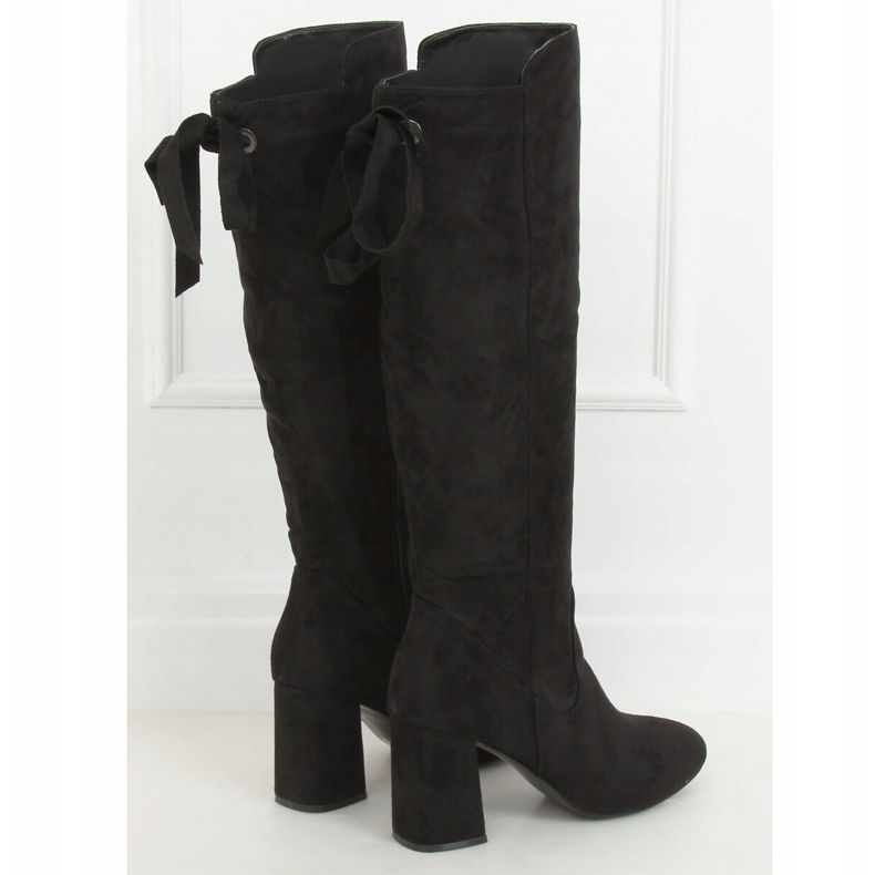 Bottines à talons noires J19-65 Noir 1