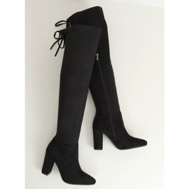 Sur-bottes sur le poteau noir 750-06 Noir le noir 1