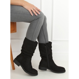 Bottines courtes femme noires CH1908 Noir le noir 3