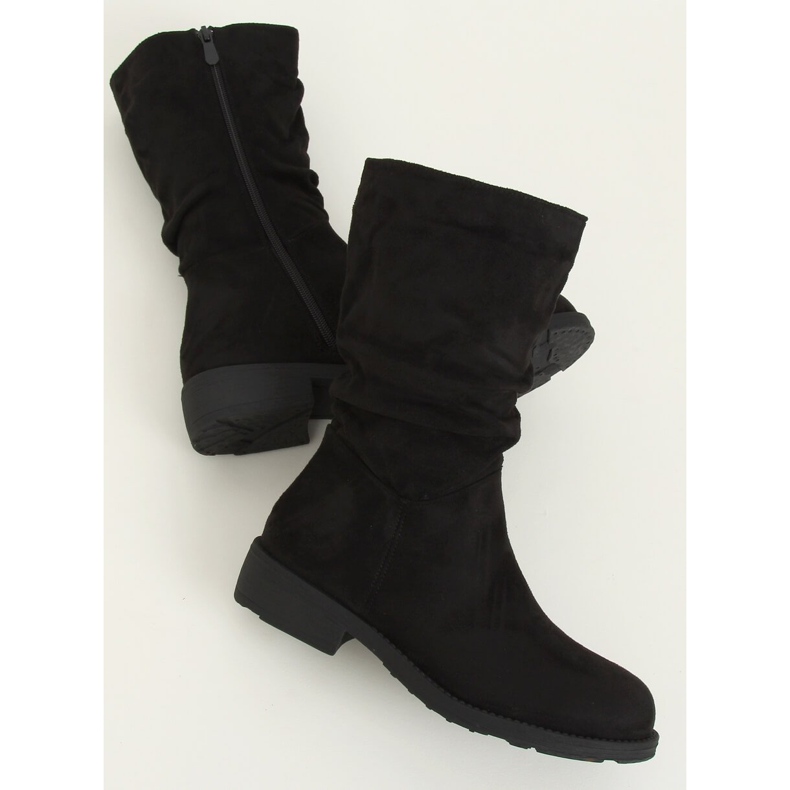 Bottines courtes femme noires CH1908 Noir le noir 2