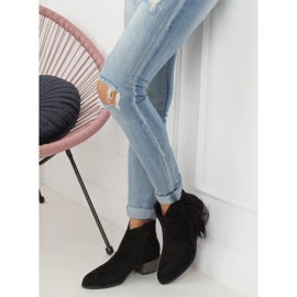 Bottes noires à franges noir 100-113B0-2 Noir le noir 2