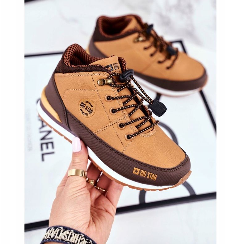 Bottes Enfant Big Star Camel GG374102 brun multicolore 1