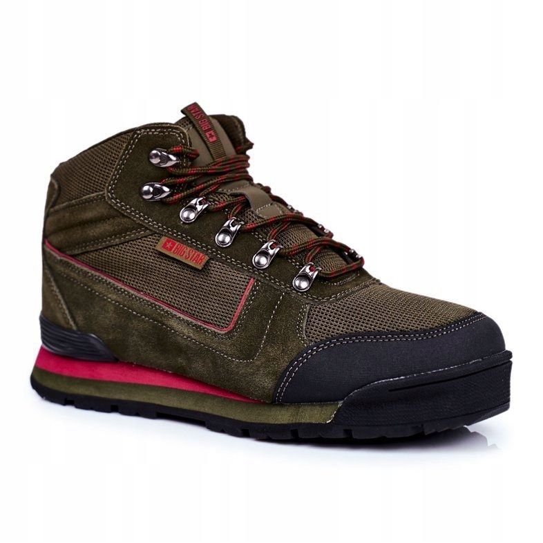 Chaussures de trekking pour hommes Big Star Outdoor Kaki GG174200 vert 1