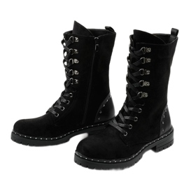 Bottes noires, bottes, bottes d'Isoris le noir 2