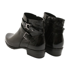 Bottes Femme Caprice Laquées 25309-25 le noir 4