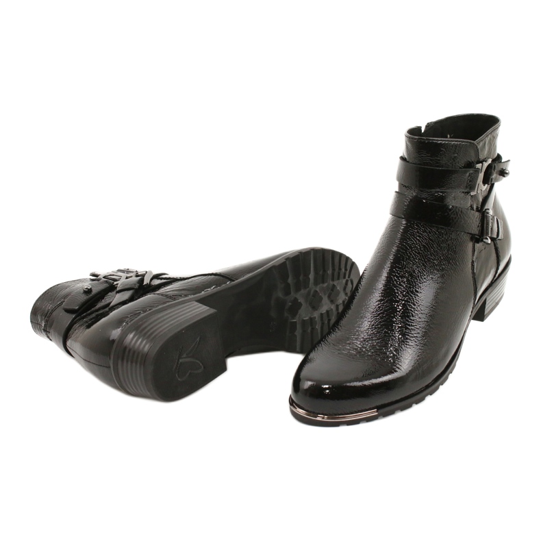 Bottes Femme Caprice Laquées 25309-25 noir 3
