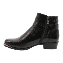 Bottes Femme Caprice Laquées 25309-25 noir 1