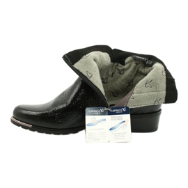 Bottes Femme Caprice Laquées 25309-25 le noir 7
