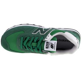 Chaussures New Balance M ML574SSP blanche vert 2