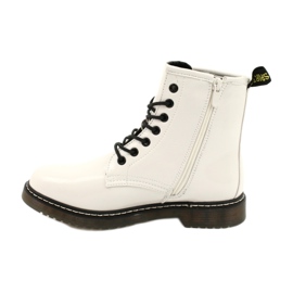 Evento Bottes pour femmes, bottes blanches verni 20BT35-3001 4