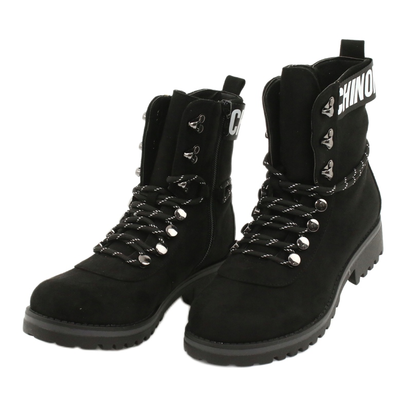 Evento Bottines Timber High Noir 9BT35-1331 Noir Popsi 5