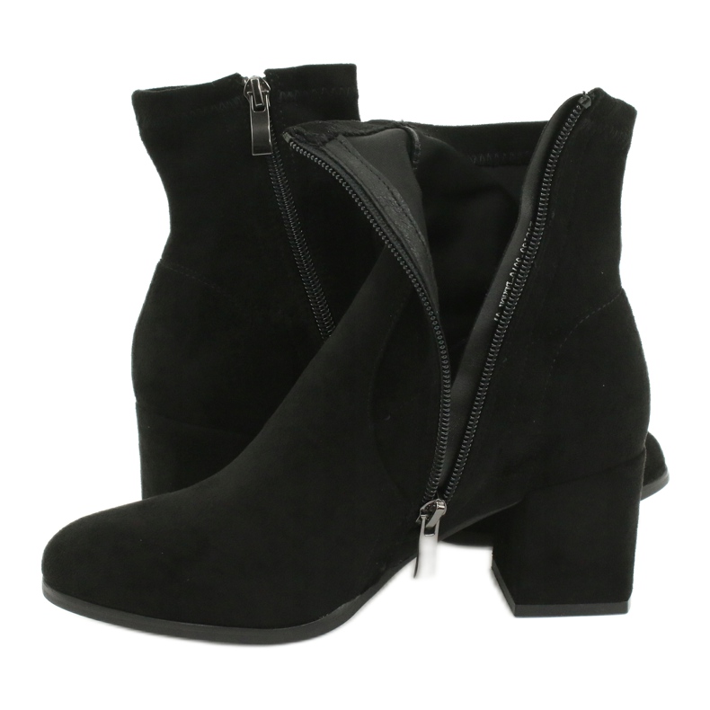 Evento Bottines Lycra noires 5