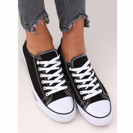 Baskets classiques noires pour femmes JD05 NOIR / BLANC le noir 1