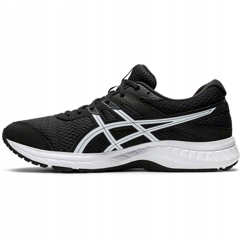 Asics Gel-Contend 6 M 1011A667 003 chaussures de course blanc noir 2