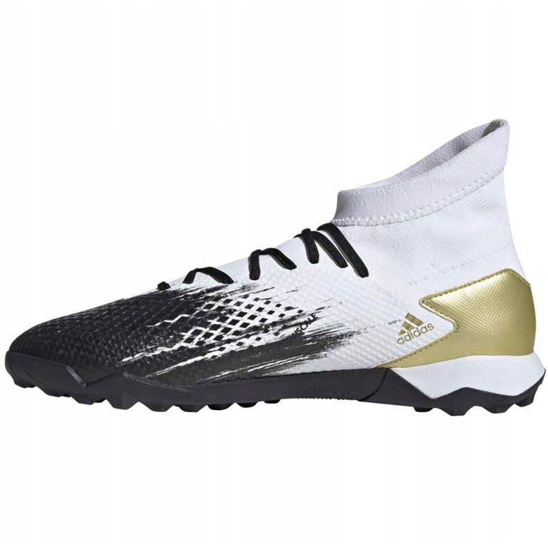 Chaussures de foot Adidas Predator 20.3 M Tf FW9191 noir blanc 2