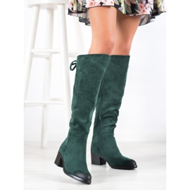 Bottes chaudes VINCEZA vert 1