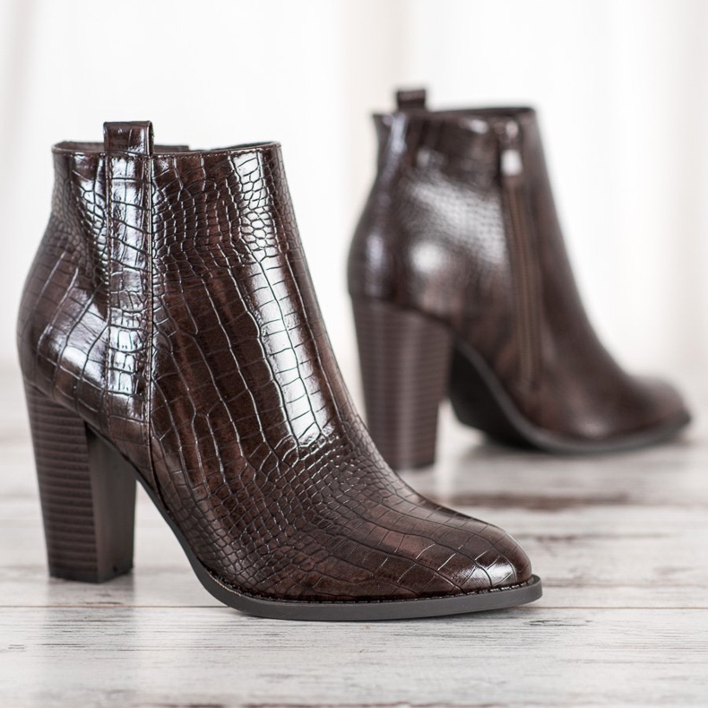 Seastar Bottes en éco-cuir brun 1