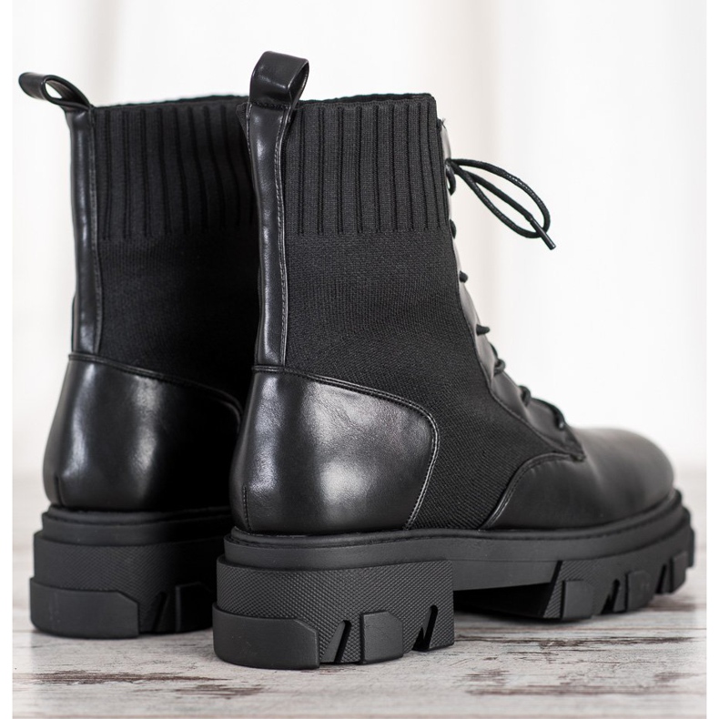 Seastar Travailleurs à la mode sur la plate-forme noir 1