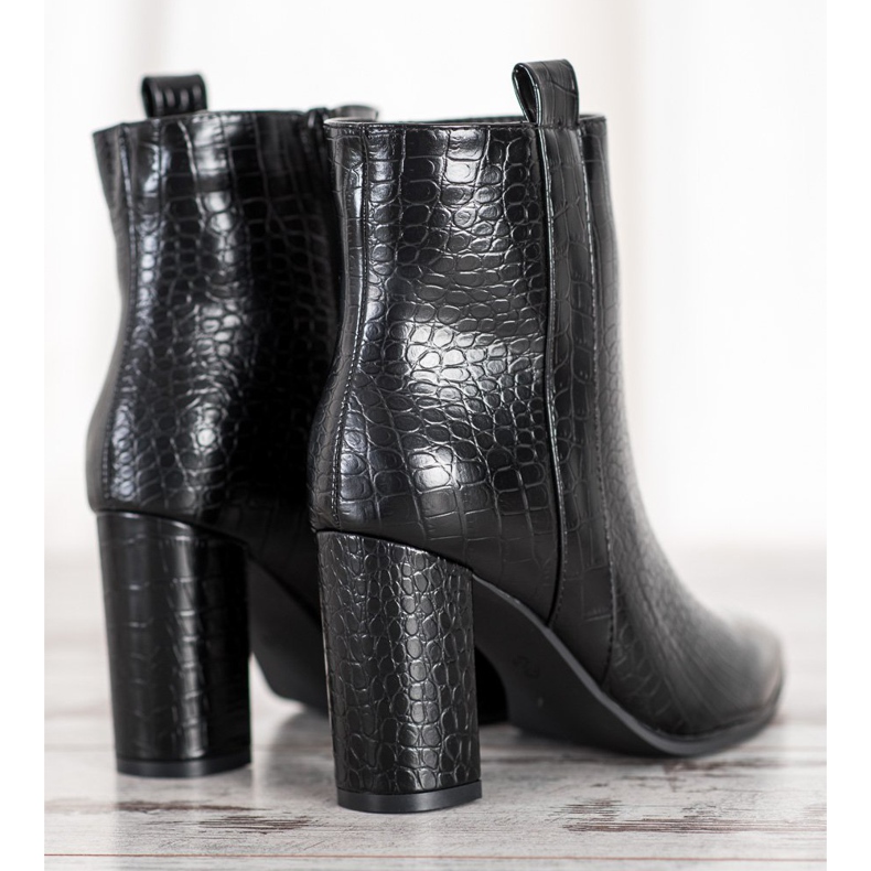 Seastar Bottes élégantes avec un motif noir 1