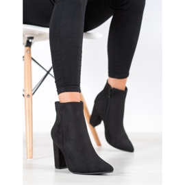 Seastar Bottines En Daim En Spitz le noir 1