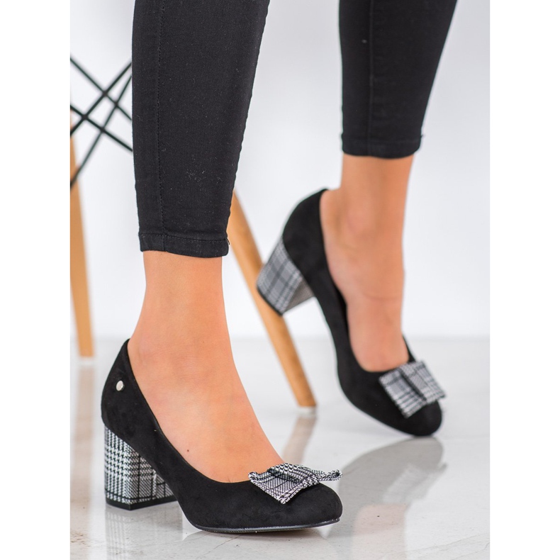 Filippo Escarpins confortables sur un pilier blanche le noir 1