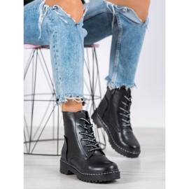 Bottes en cuir classiques MCKEY le noir 4