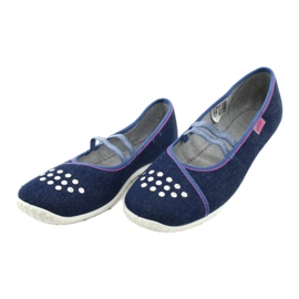 Chaussures pour jeunes Befado 345Q164 bleu marin 3