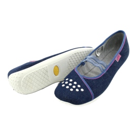 Chaussures pour jeunes Befado 345Q164 bleu marin 4