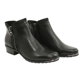 Bottes Caprice pour femmes peigne noir 25403-25 922 4